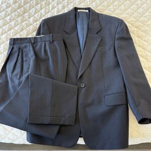 Hugo Boss Men's Black Pinstripe Suit